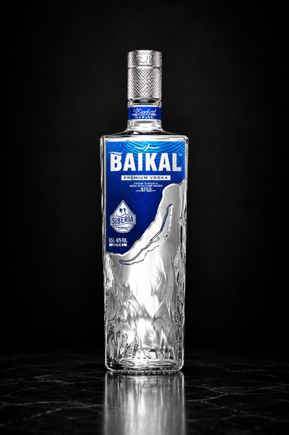 Baikal Premium Vodka bottle