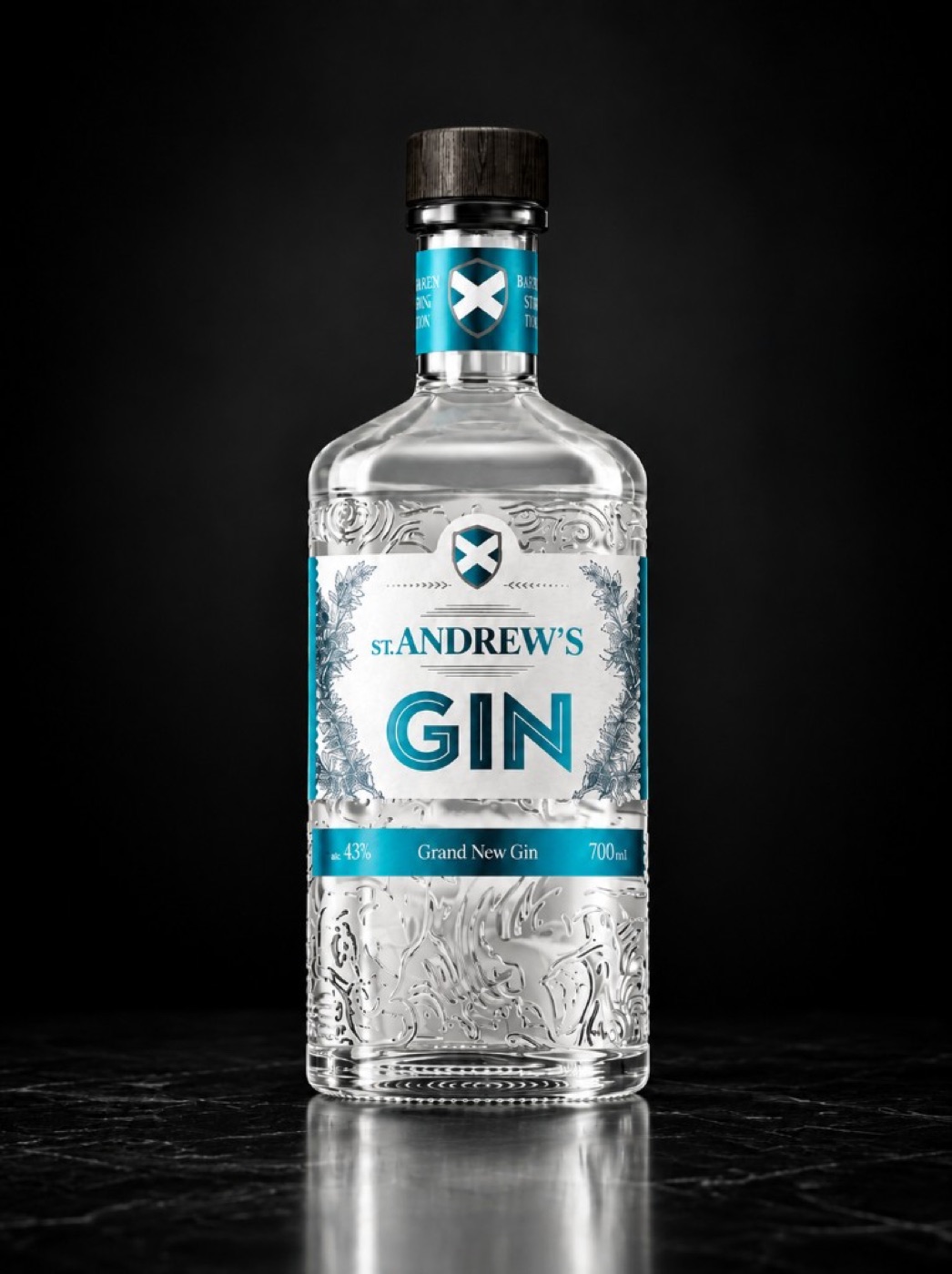 St. Andrew’s Gin bottle